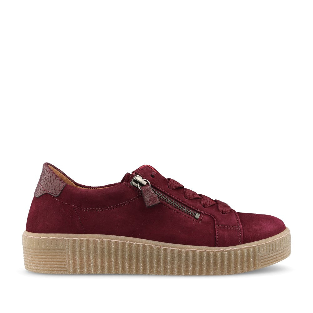 Gabor Ladies 6010.02 Wisdom Trainer In Burgundy