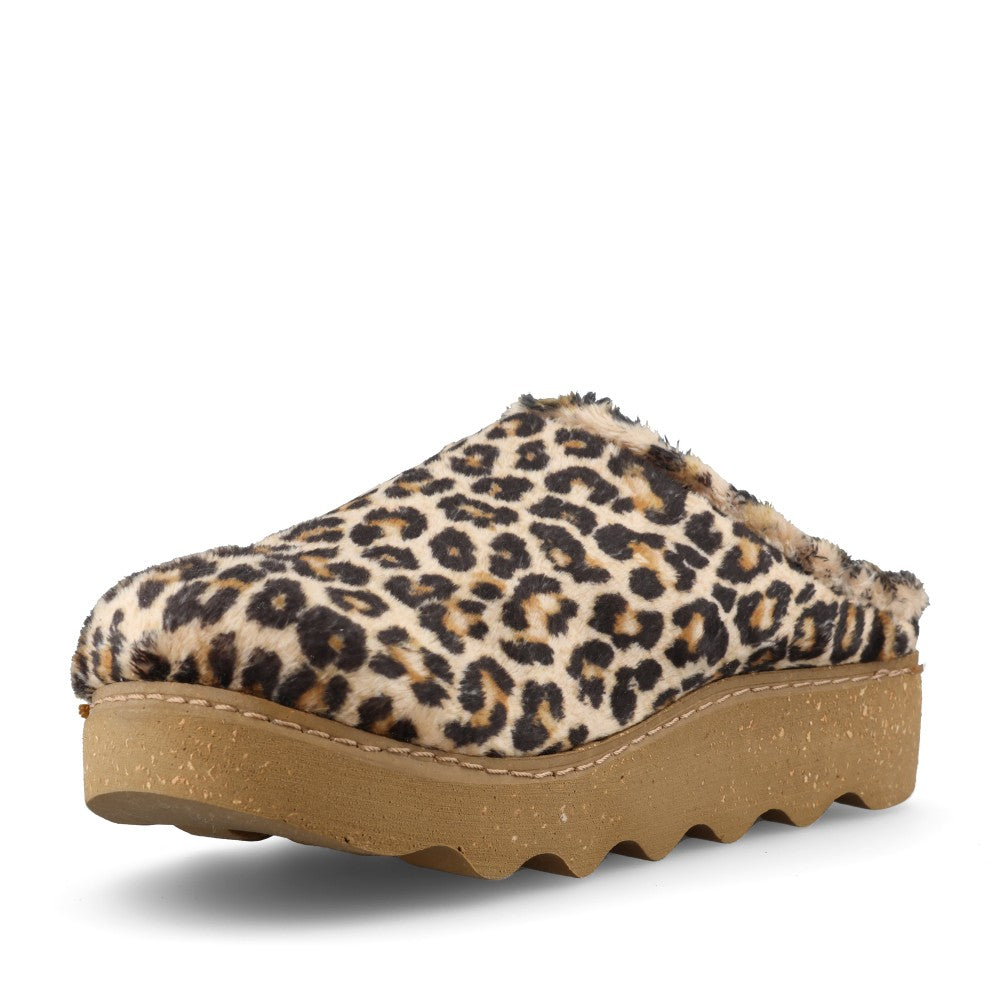 Ladies 6102 Foggia-D Mule Slipper In Leopard