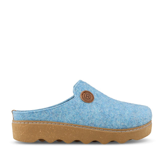 Ladies 6120 Foggia-D Mule Slipper In Blue