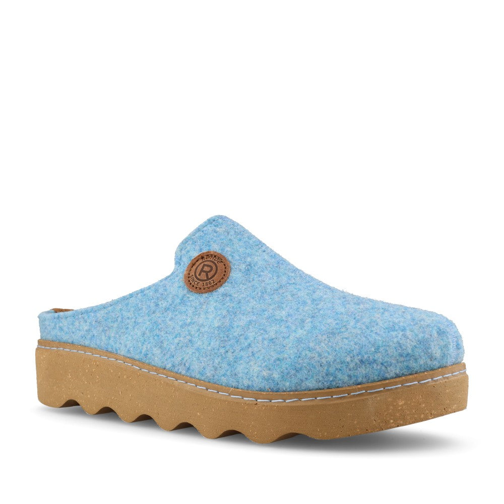 Ladies 6120 Foggia-D Mule Slipper In Blue