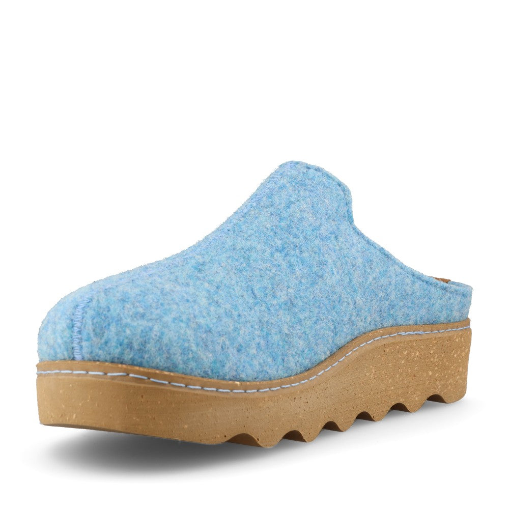 Ladies 6120 Foggia-D Mule Slipper In Blue