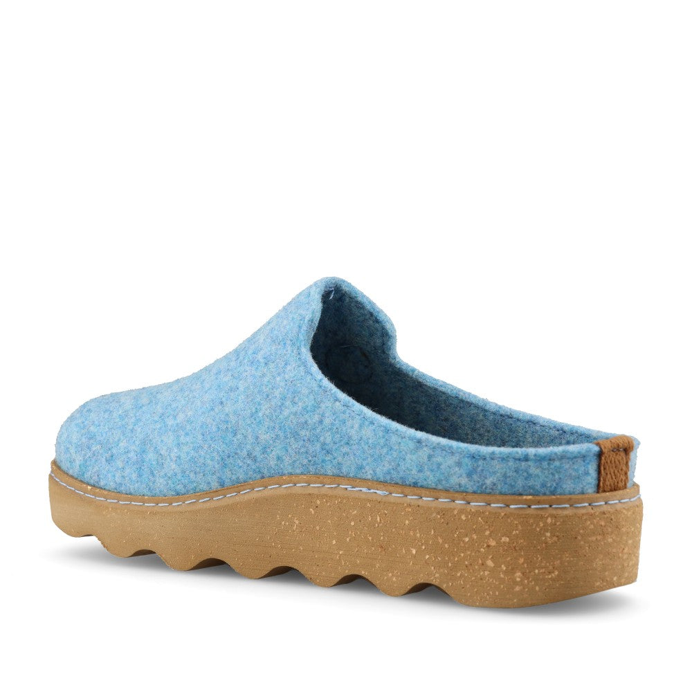 Ladies 6120 Foggia-D Mule Slipper In Blue