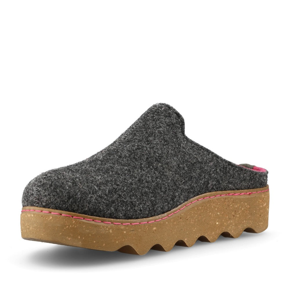 Ladies 6120 Foggia-D Mule Slipper In Stone