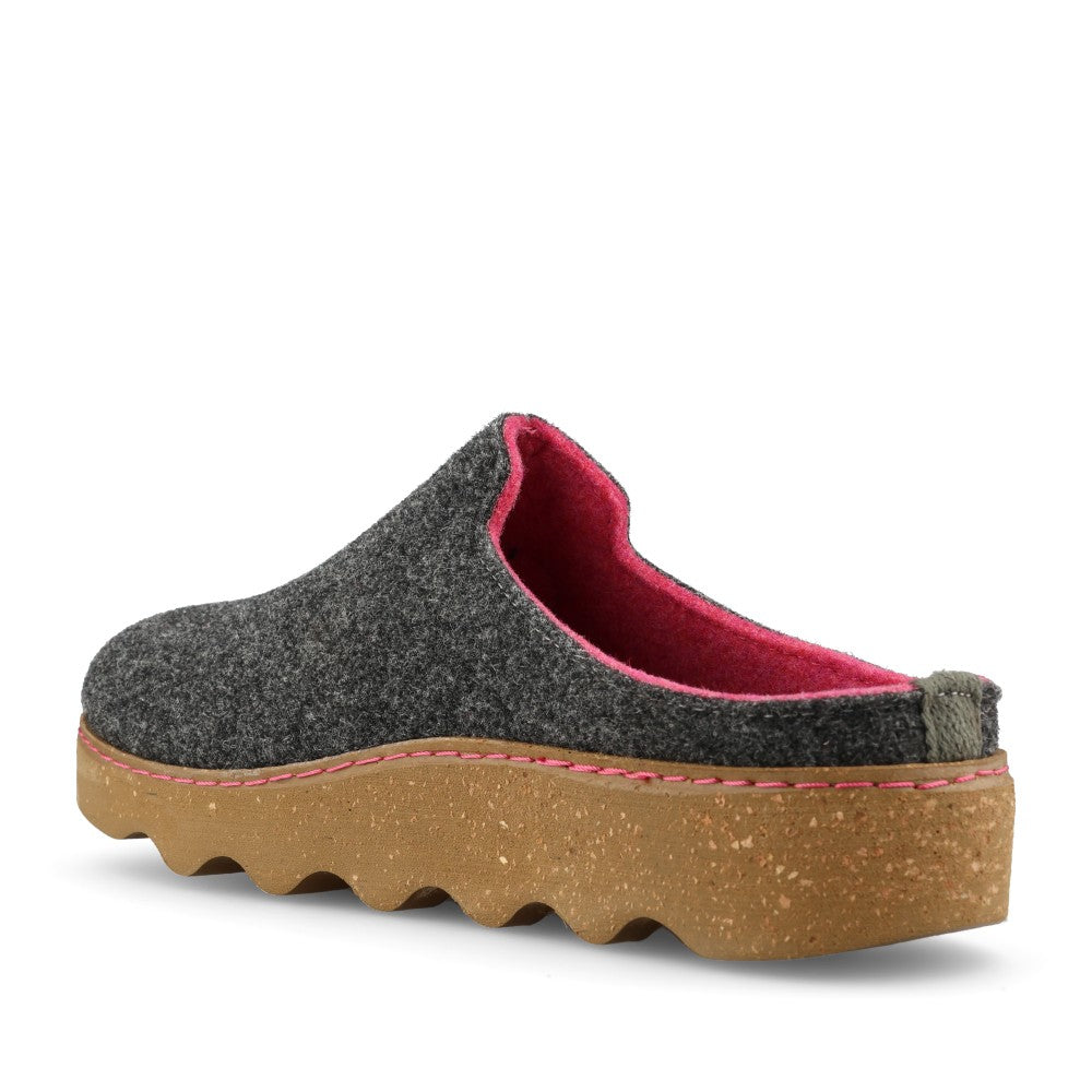 Ladies 6120 Foggia-D Mule Slipper In Stone
