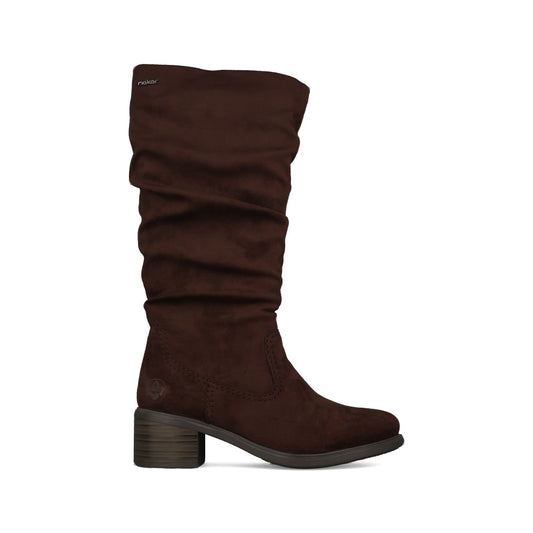 Rieker Ladies 74192-25 Long Leg Boot In Brown