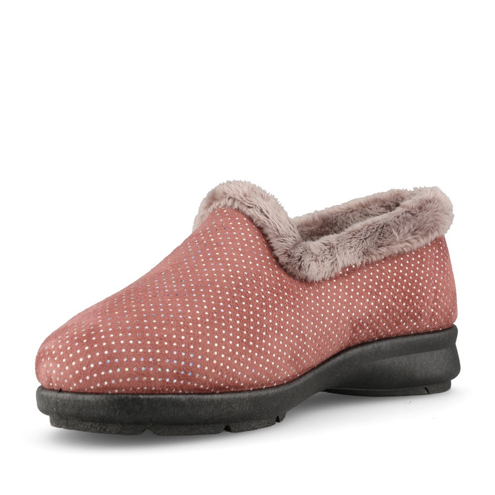 Ladies Betony 75492R 2V Slipper In Rose