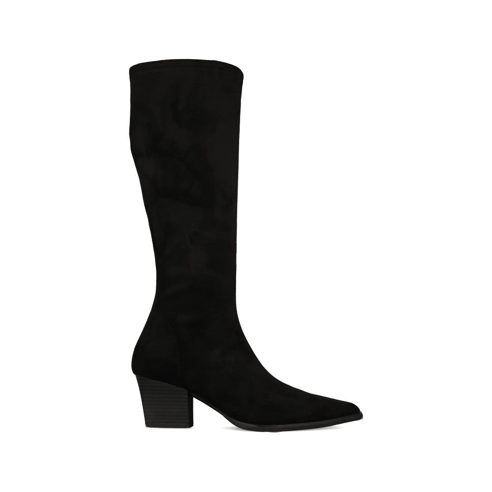 Miss Elastic Ladies 78150 Stretch Long Leg Boot In Black