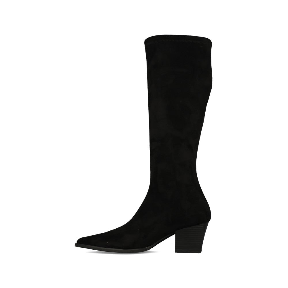 Miss Elastic Ladies 78150 Stretch Long Leg Boot In Black