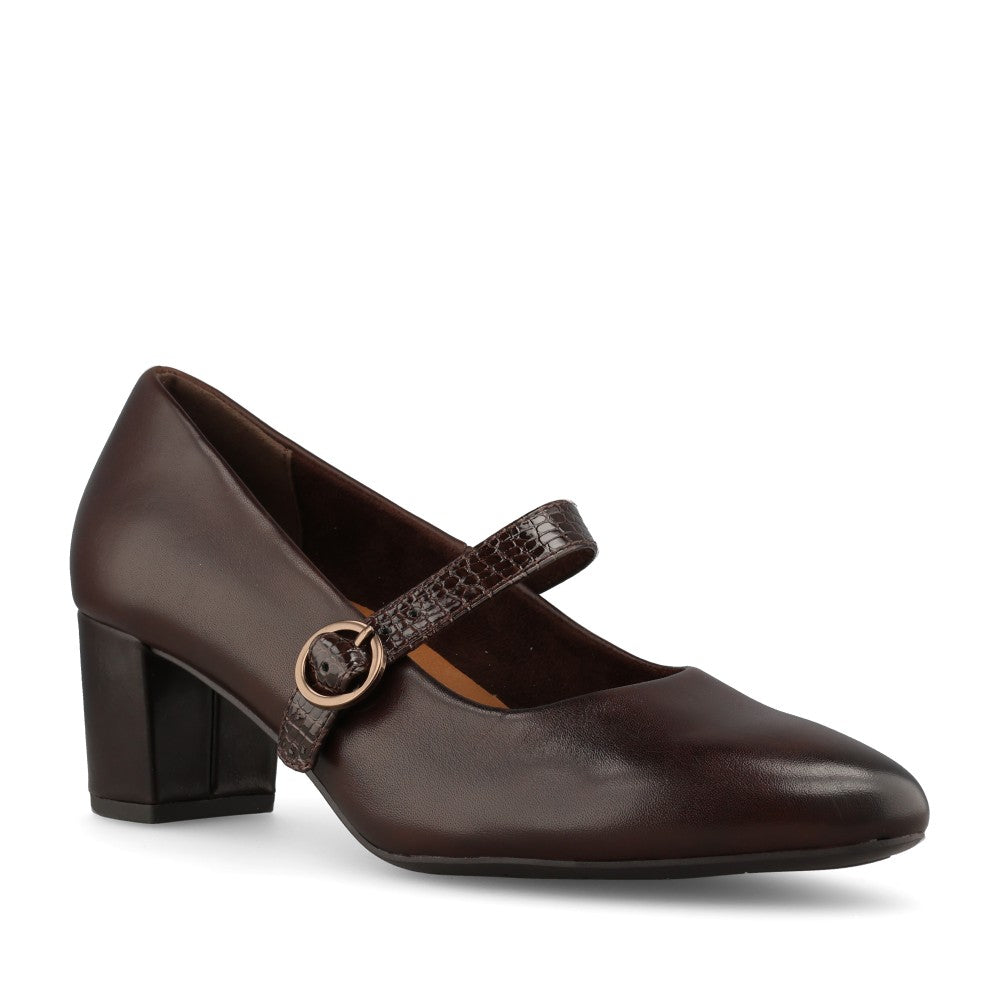 Jana Ladies 8-22701 Mary Jane In Mocha