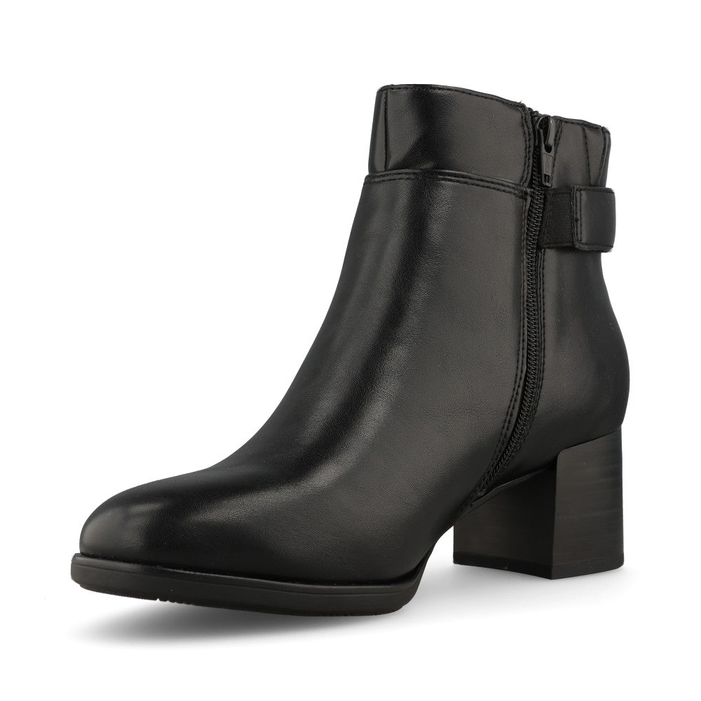 Jana Ladies 8-25370 Ankle Boot In Black