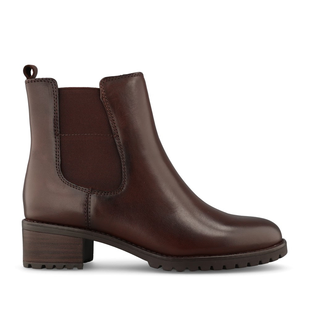 Jana Ladies 8-25710 Chelsea Boot In Mocha
