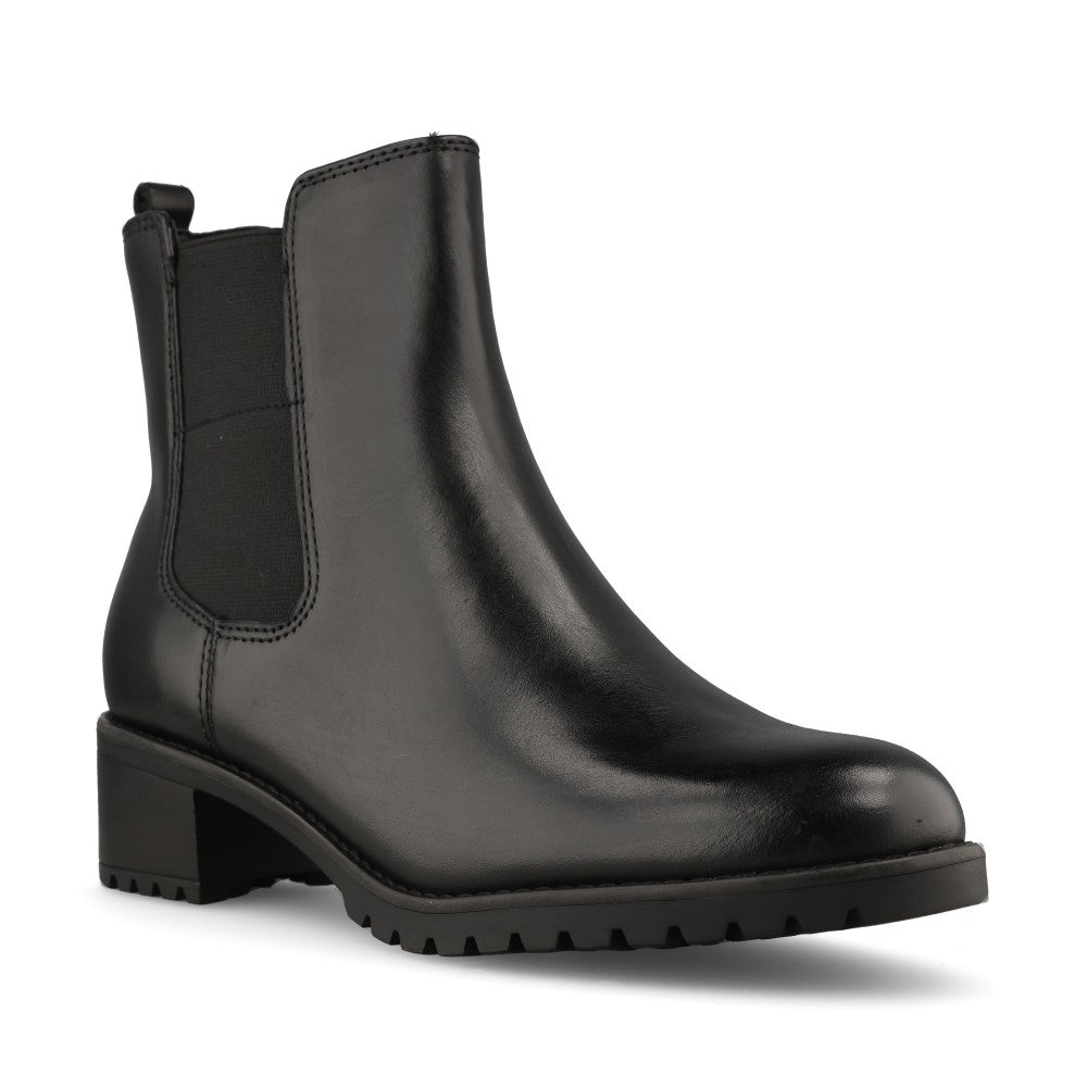 Jana Ladies 8-25710 Chelsea Boot In Black