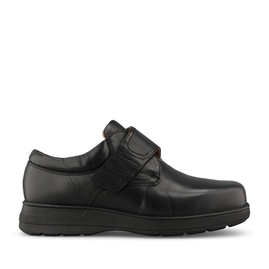 Mens Benny 80212A 6v Extra Wide Velcro Shoe In Black