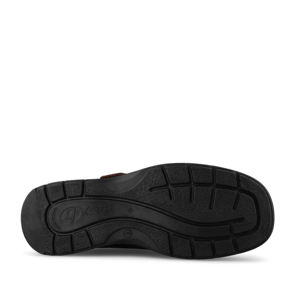 Mens Benny 80212A 6v Extra Wide Velcro Shoe In Brown