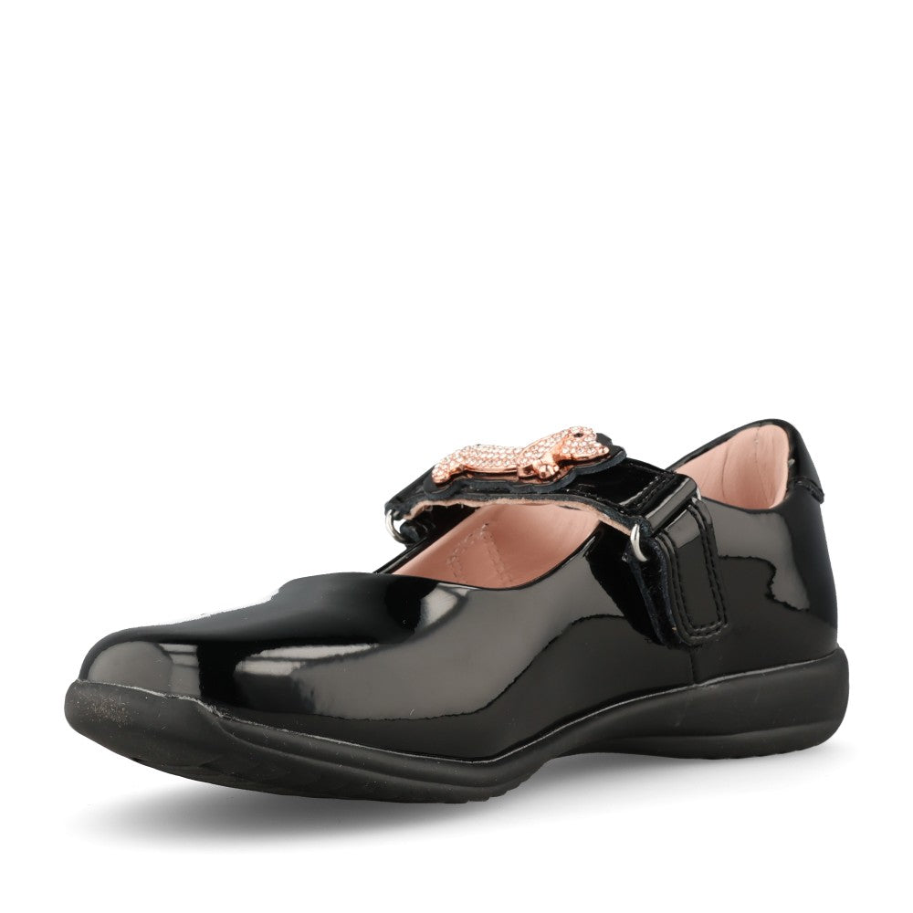 Lelli Kelly Girls LKS18466 Taylor F-FIT Mary Jane in Black Patent