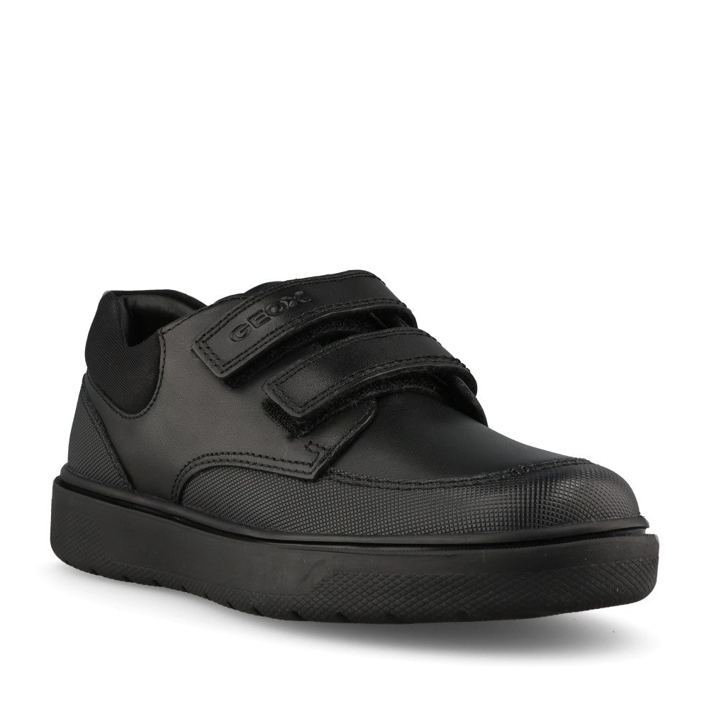 Geox Boys J667SA Riddock Velcro Shoe in Black