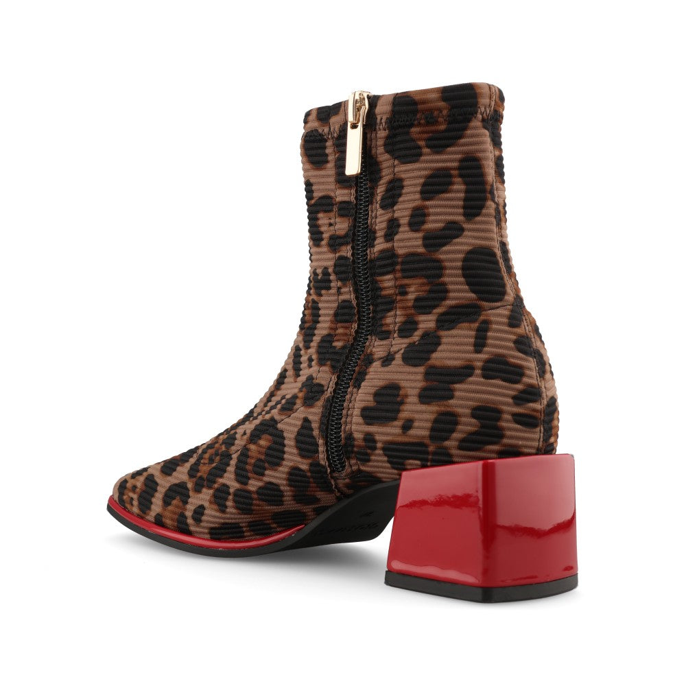 Gioseppo Ladies 80683 Ankle Boot In Leopard