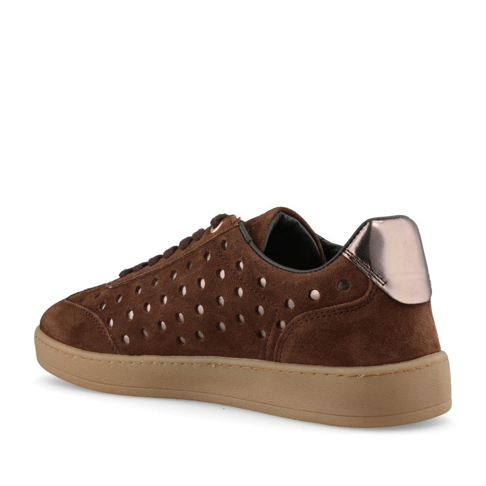Gioseppo Ladies 80779 Trainer In Chocolate