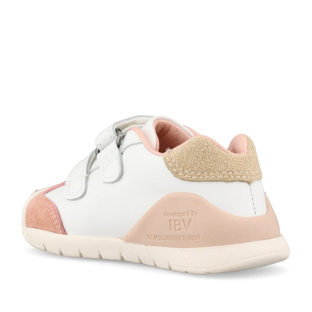 Biomecanics Girls 261108-C902 Shoe In White Leopard