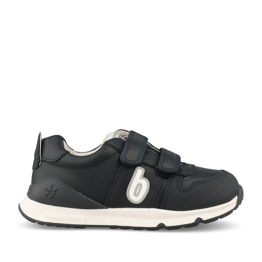 Boys 231006 Double Velcro Shoe In Navy
