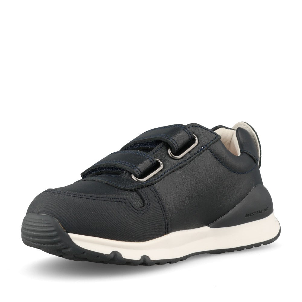 Boys 231006 Double Velcro Shoe In Navy