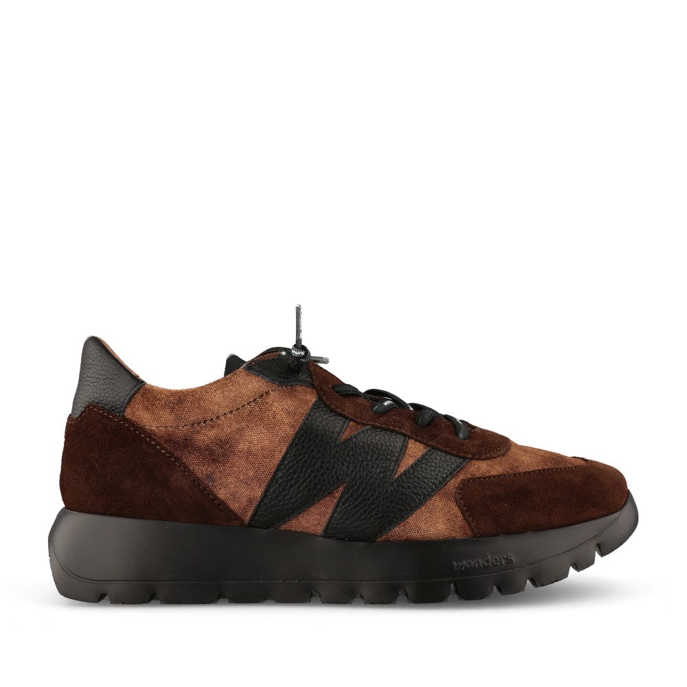 Wonders Ladies A-24111 Trainer In Brown