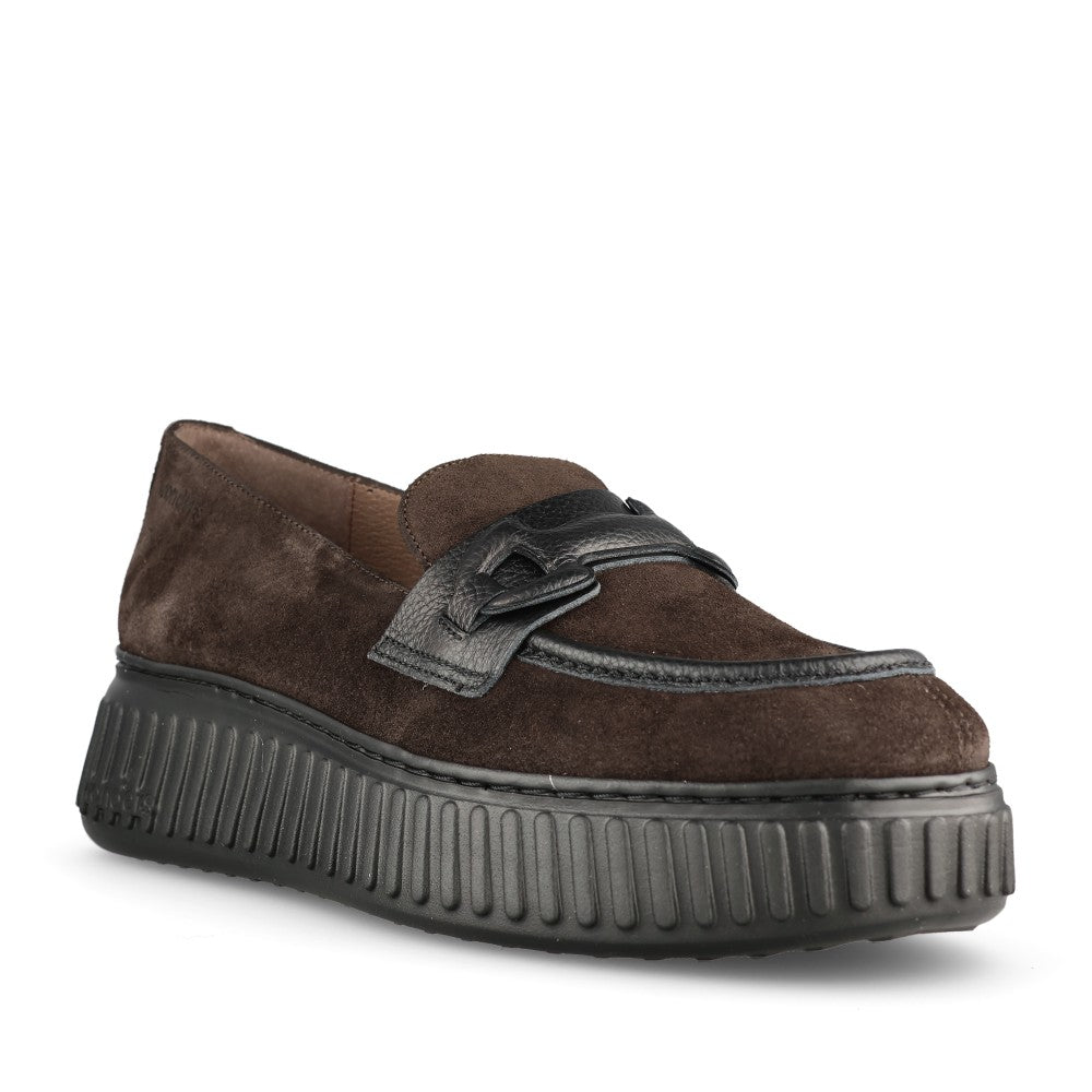 Wonders Ladies A-5203 Shoe In Brown