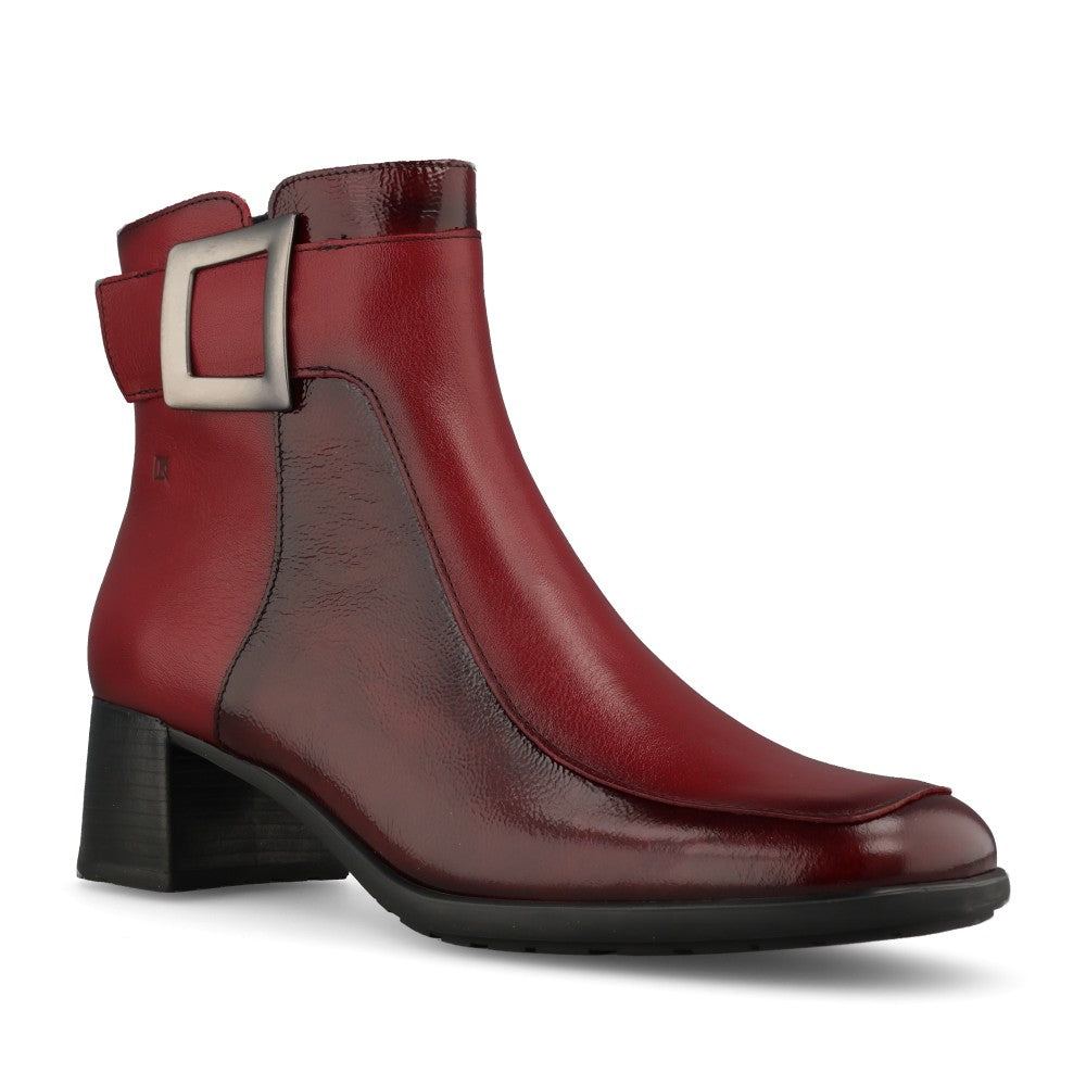 Dorking by Fluchos Ladies D9199 Ankle Boot In Red