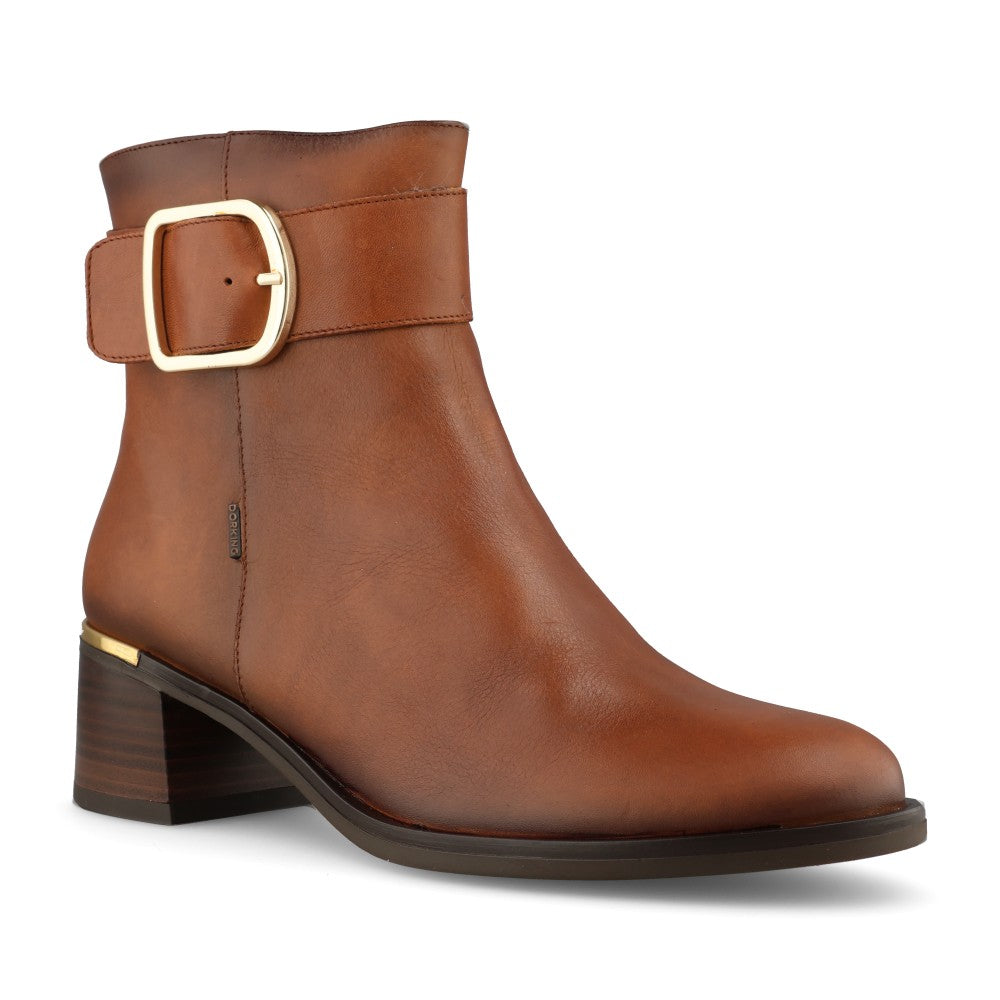 Dorking by Fluchos Ladies D9603 Ankle Boot In Tan