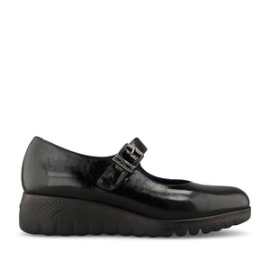 Fluchos Ladies F2247 Wedge Shoe In Black