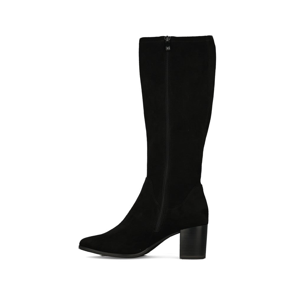 Caprice Ladies 9-25503 Pull-On Knee High Boot In Black