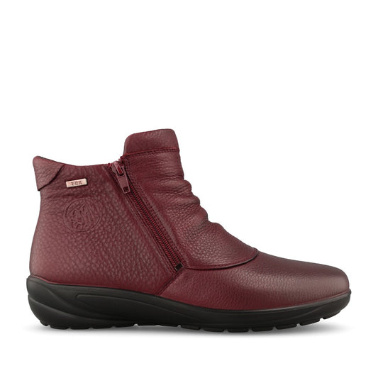 G-Comfort Ladies P-9521 Std Fit Ankle Boot in Burgandy