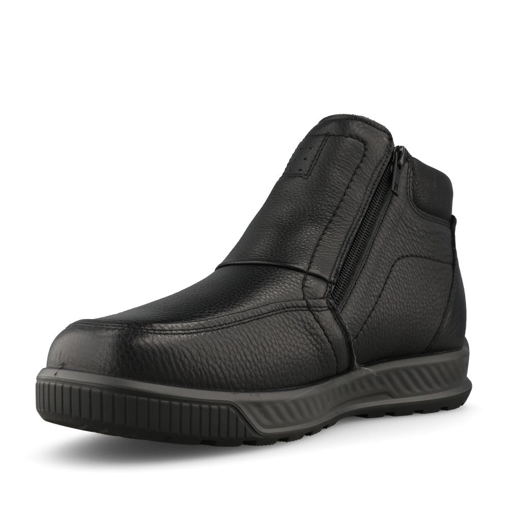 G-Comfort Mens A-956S Wide Fit Ankle Boot in Black
