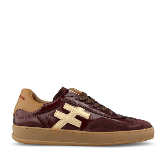 Another Trend Ladies A032 9245 Trainer In Burgundy