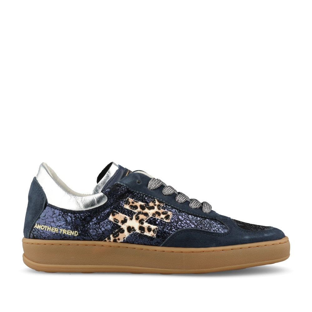 Another Trend Ladies A034 8727 Trainer In Blue