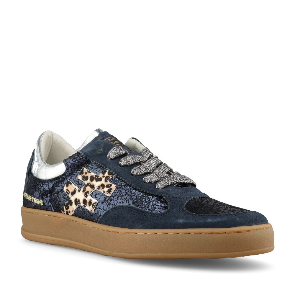 Another Trend Ladies A034 8727 Trainer In Blue