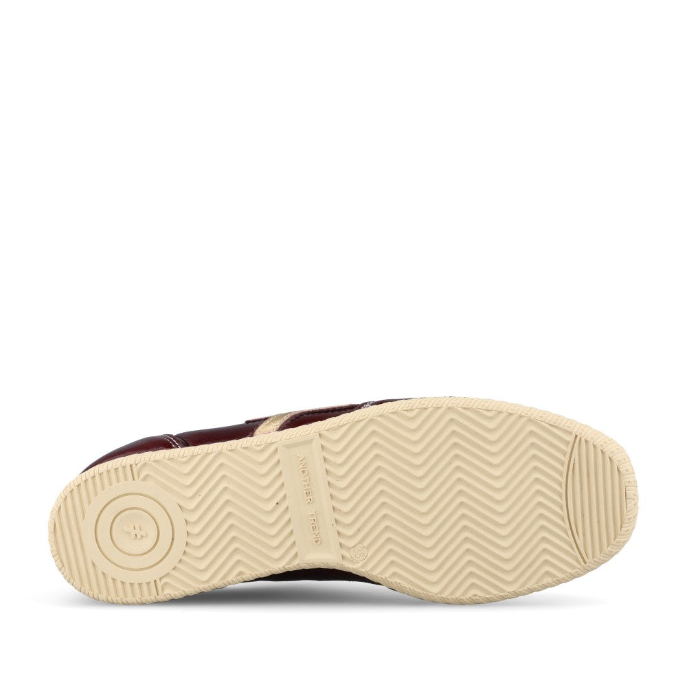 Another Trend Ladies A078 4745 Trainer In Burgundy Patent