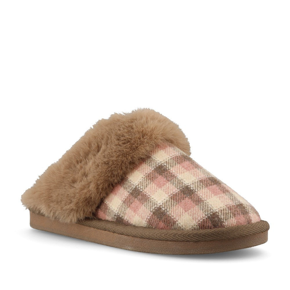 Jo & Joe Ladies Ballyclare Slipper In Brown