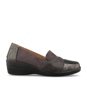 Shoe Tree Ladies Blanche Shoe In Grey