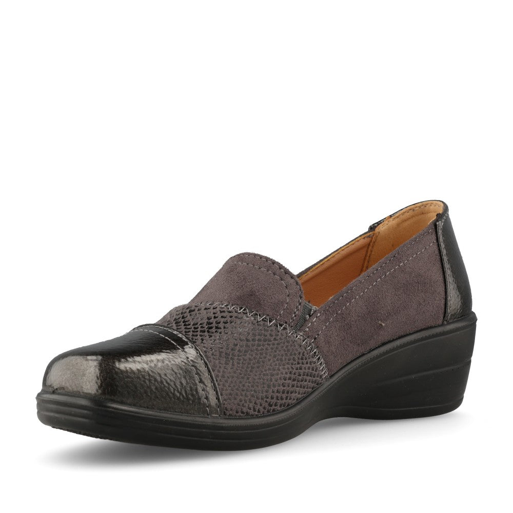 Shoe Tree Ladies Blanche Shoe In Grey
