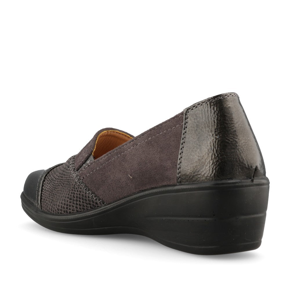 Shoe Tree Ladies Blanche Shoe In Grey