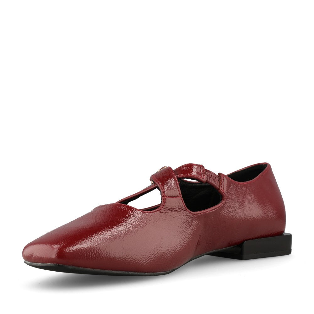 Una Healy Ladies Bookends Mary Jane Shoe In Berry Blaze