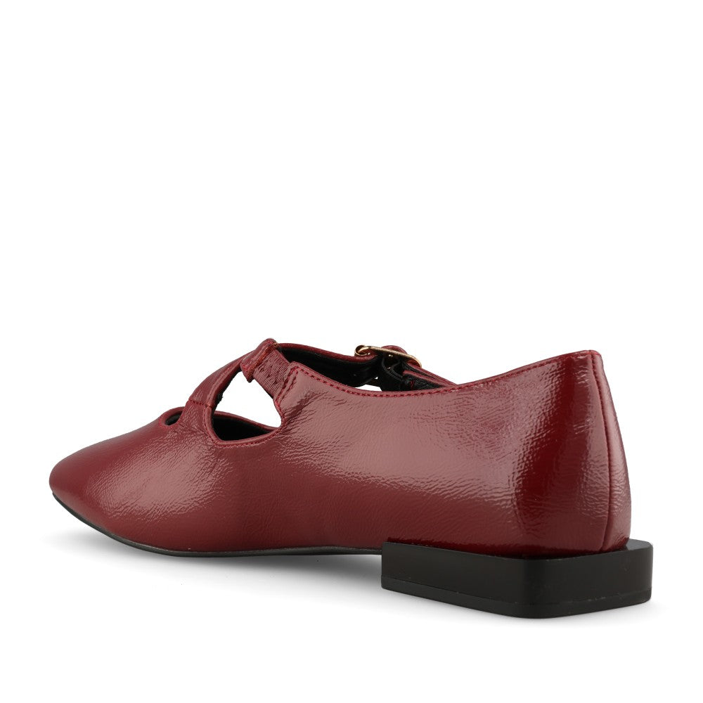 Una Healy Ladies Bookends Mary Jane Shoe In Berry Blaze