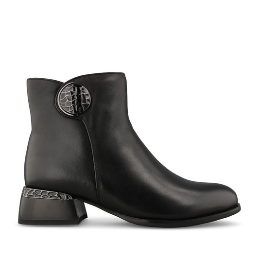 Loretta Vitale Ladies C38142 Ankle Boot In Black