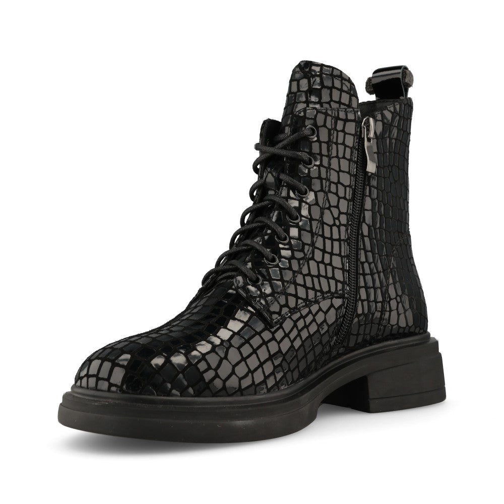 Loretta Vitale Ladies C4204 Ankle Boot In Black