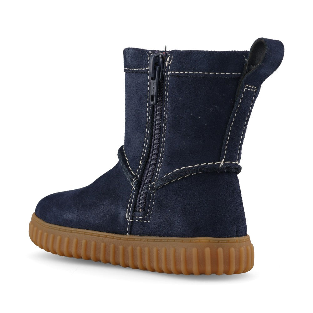 Clarks Girls Cove Spirit T F-Fit Boot in Navy
