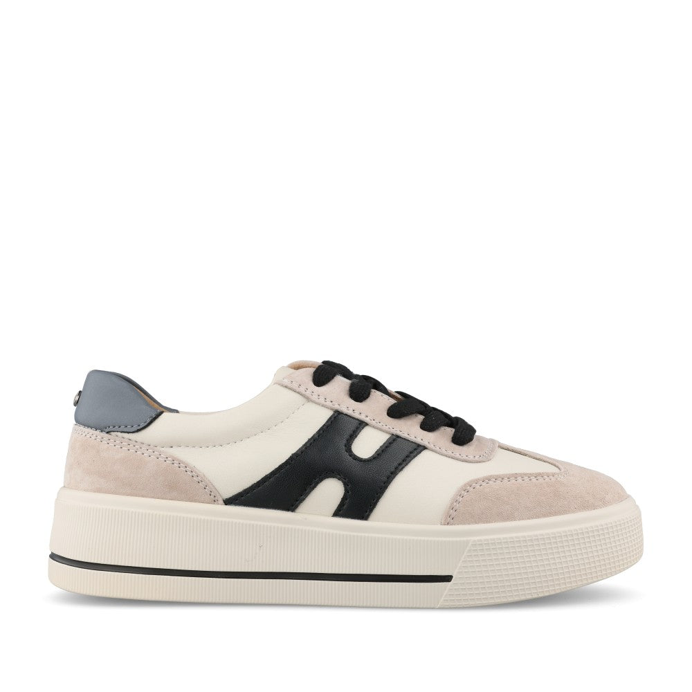 Ladies Patrizio Como Cremona Trainer in Grigio Nero