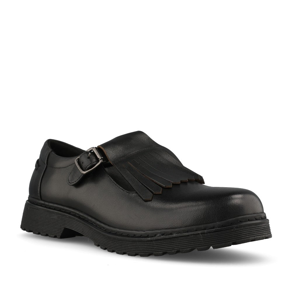 Teds Girls Cybel T-Bar Shoe in Black