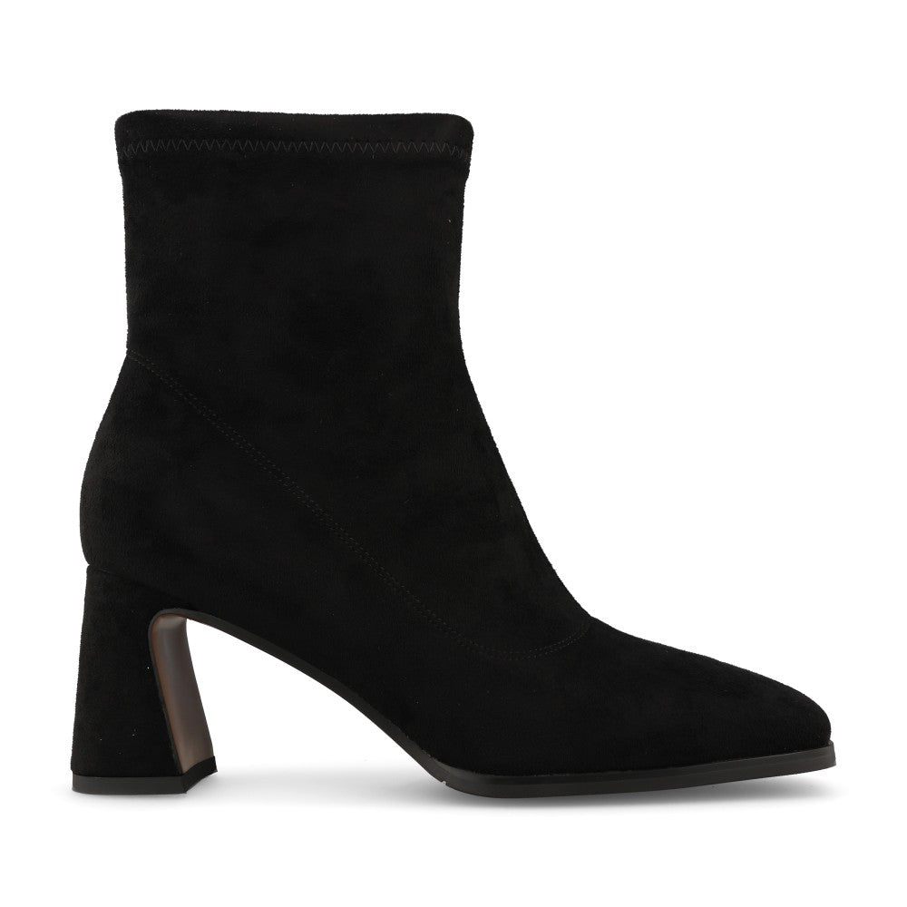 Redz Ladies D2073-V176 Ankle Boot In Black Suede