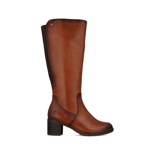 Remonte Ladies D2A78-24 Long Leg Boot In Tan